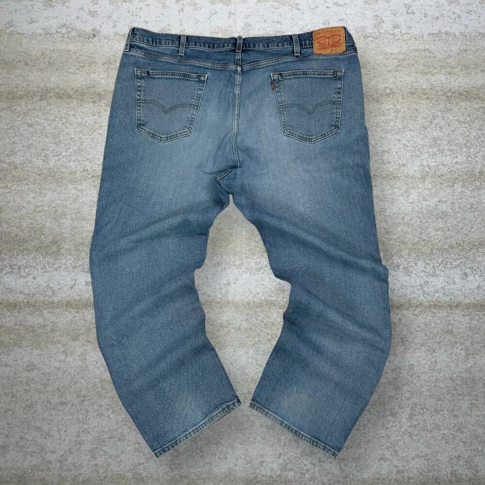 Vintage Y2K Levis Jeans 541 44x32 Athletic Taper Fit Light Wash Denim
